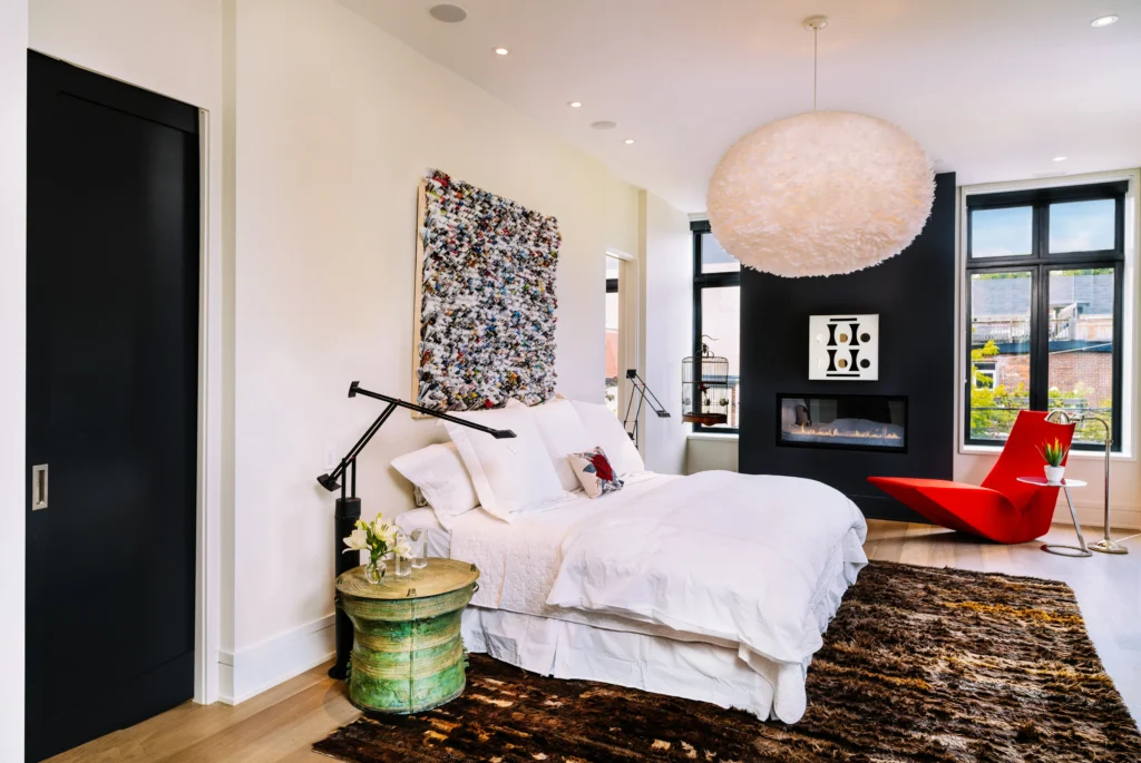 Artist Bedroom - textural materials